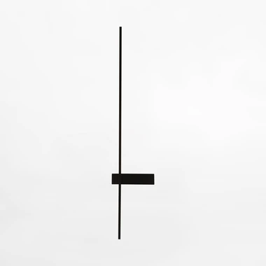 Minimalistické nástenné svietidlo LED čierne ARCO