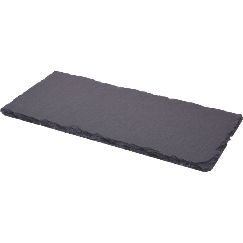 Bridlicová tácka na servírovanie údenín a syrov antracitová BRIDLICA 30 x 20 cm