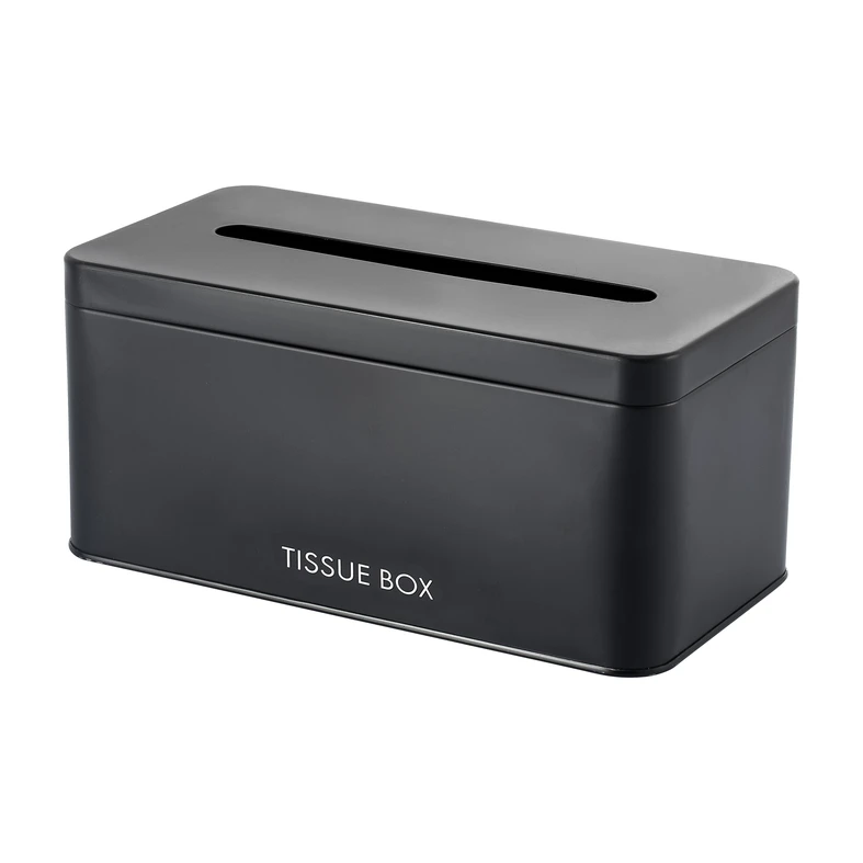 Škatuľa na vreckovky čierna