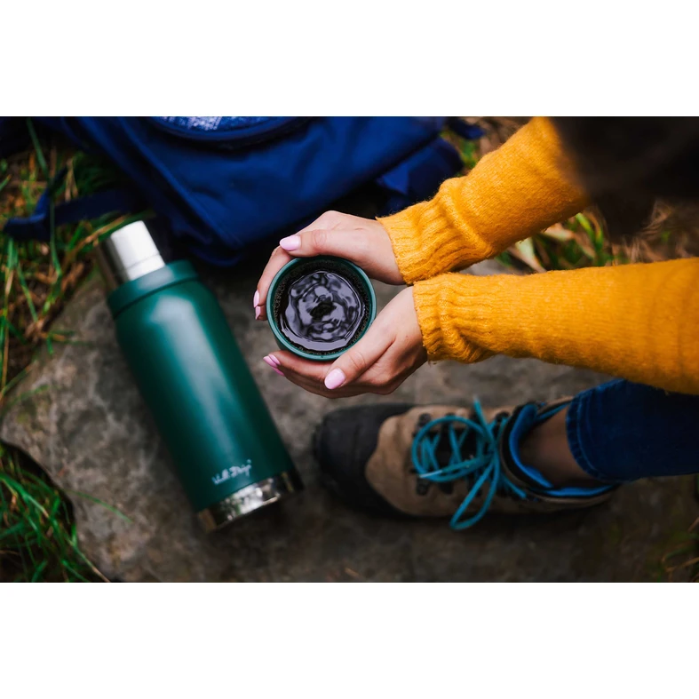 Termoska s 2 hrnčekmi zelená FUORI 1 l