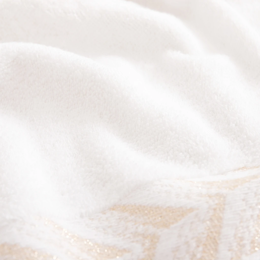 Súprava 2 uterákov biela/tmavomodrá GLOW