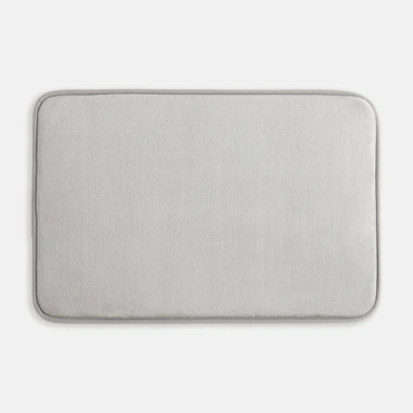 Kúpeľňová predložka STAR, strieborná, 40x60 cm