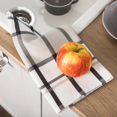 Kuchynská utierka KRATI, sivo-béžová 50x70 cm