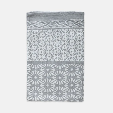 Kuchynská utierka CARINO sivo-biela 40x60 cm