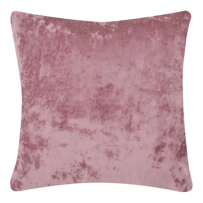 Dekoratívna obliečka na vankúš zamatová tmavoružová MIRAGE 45x45 cm