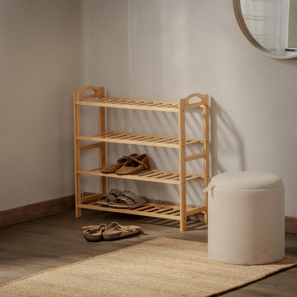 Drevený regál na topánky PALATO