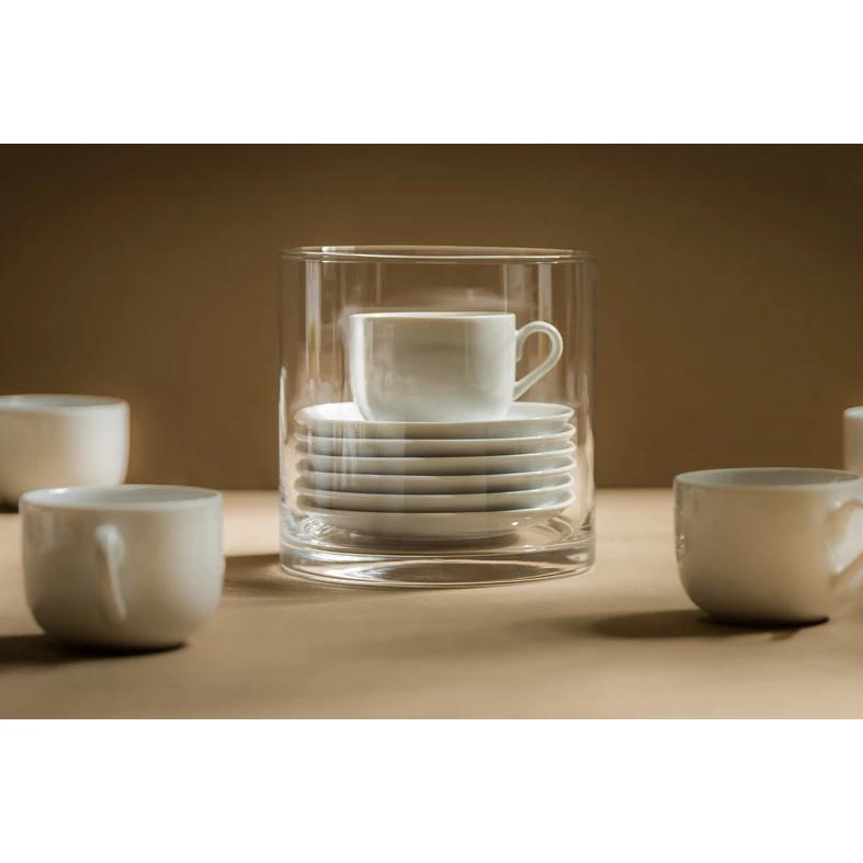 Súprava šálok s podšálkami NORA, 12 ks