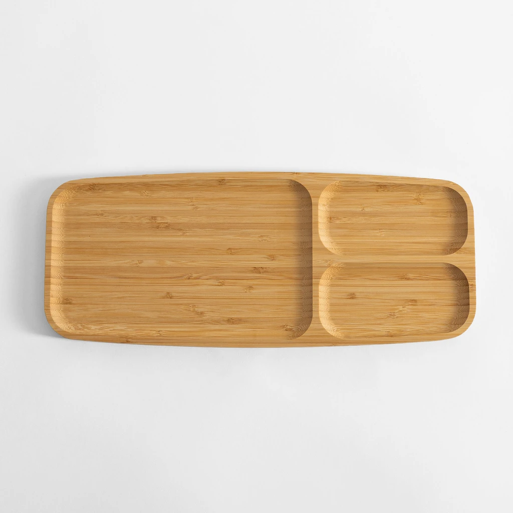 Bambusový servírovací tanier 39x16 cm