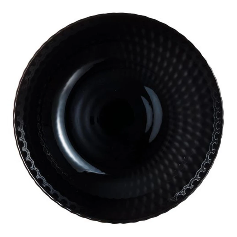 Hlboký tanier čierny PAMPILLE 20 cm