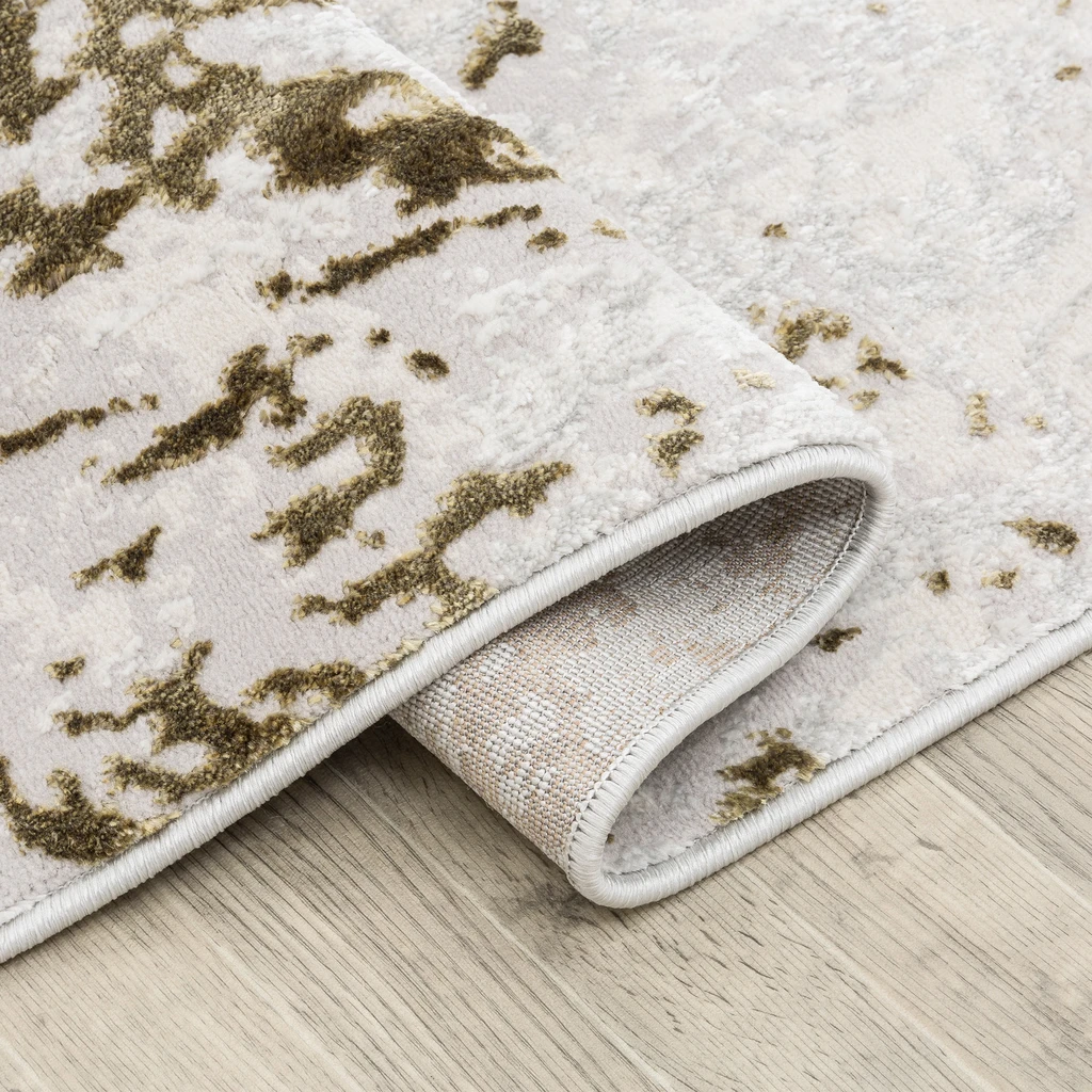 Abstraktný koberec SUNSET zlatý 120x170 cm