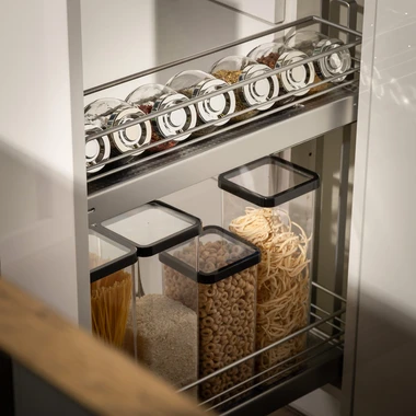 Súprava 3 sklenených dóz na korenie 200 m