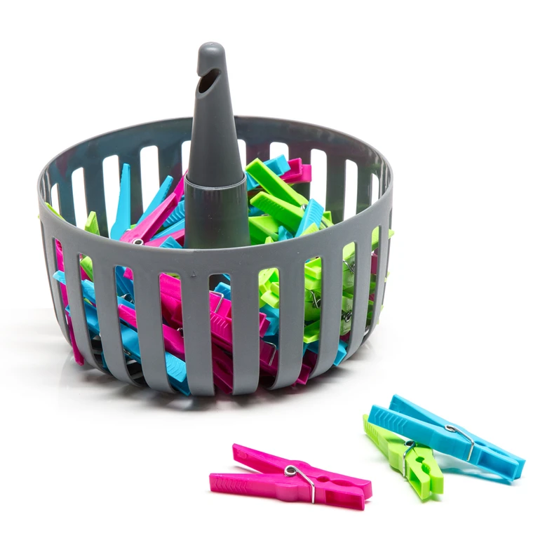 Košík CLICK so štipcami 50 ks