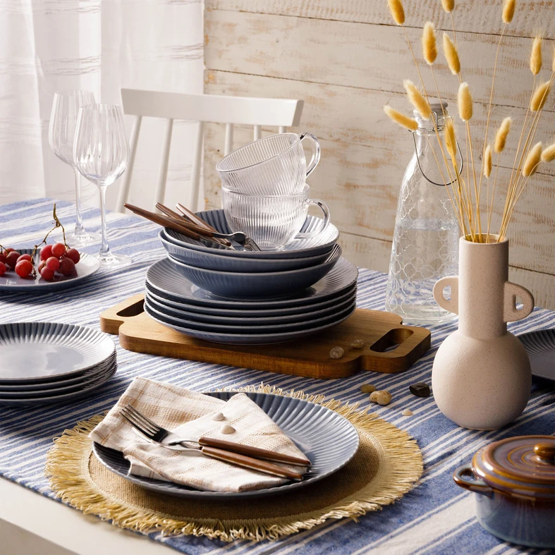 Sada 6 pohárov na víno WATERFALL 350 ml