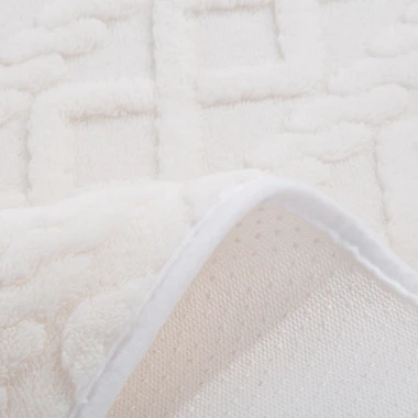 Kúpeľňová predložka NORDIC, krémová, 50x80 cm