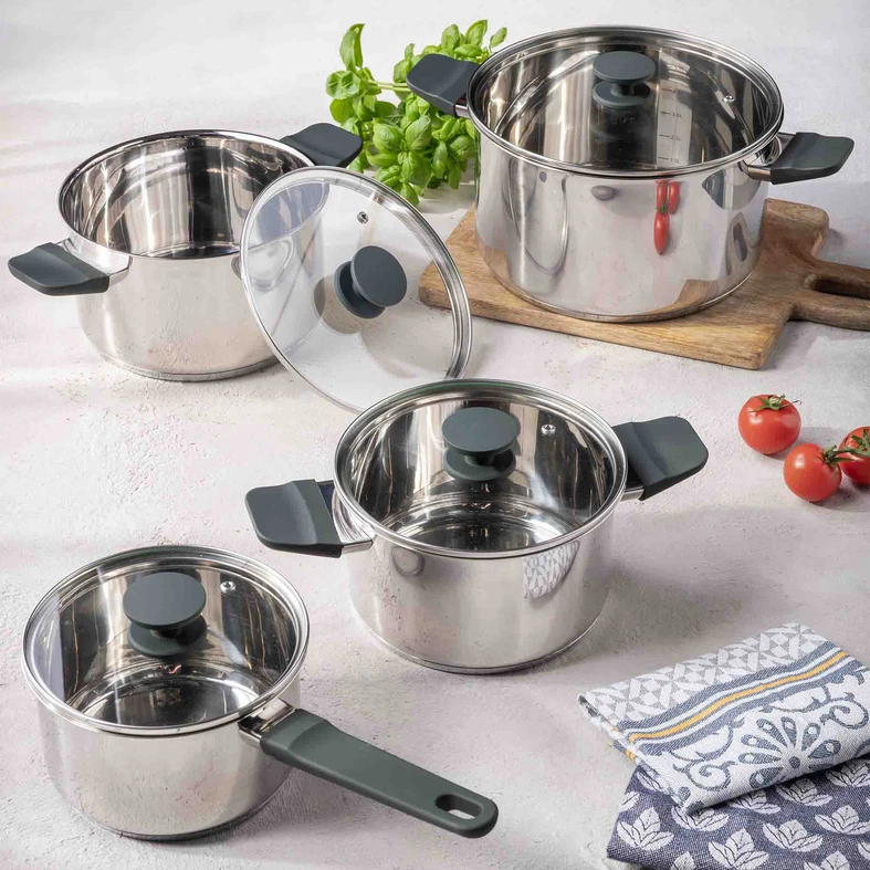 Súprava 4 hrncov na indukciu a plyn LINDE