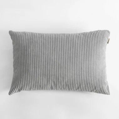 Sivý vankúš MILA CORD 40x60 cm