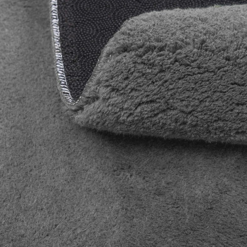 Antracitový koberec PULY BEANS 120x170 cm