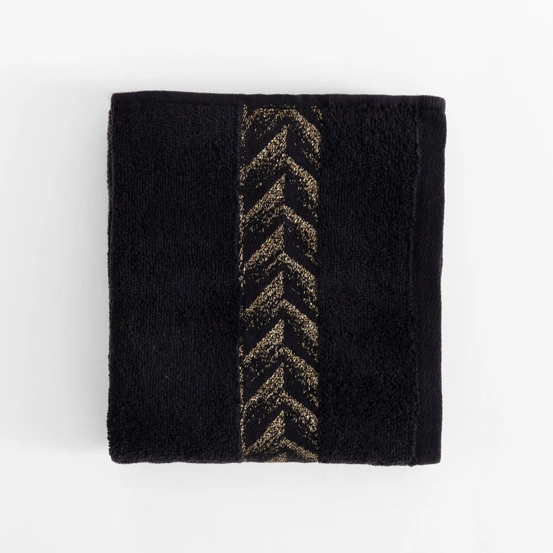 Súprava 2 uterákov biela/čierna GLOW