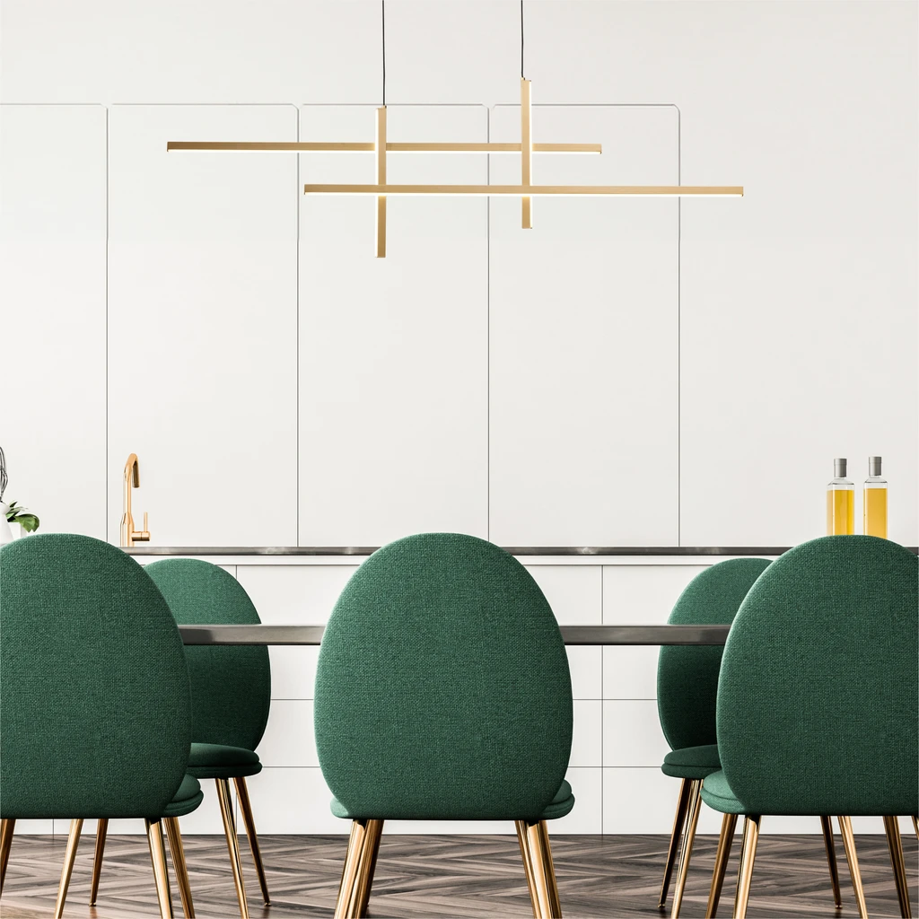 Wzór EDGE jest bardzo oszczędny, jednak dzięki tej stylizacji lampa staje się niezwykle charakterystycznym elementem otoczenia.