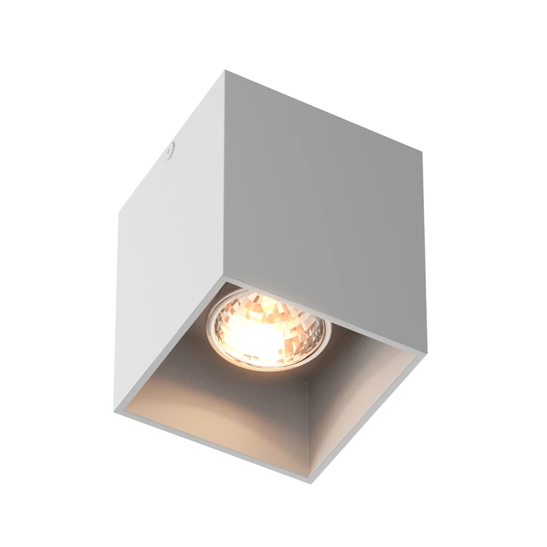 Zapustené bodové svietidlo biele COLOR SQUARE DL1