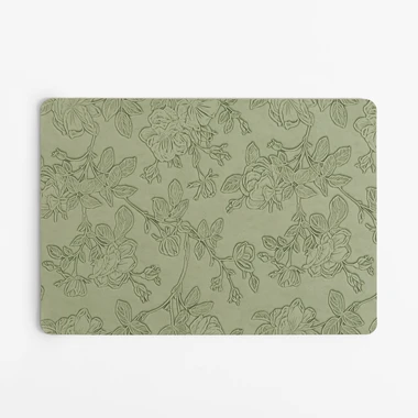 Prestieranie na stôl v zelenej farbe KVETY 43x30cm