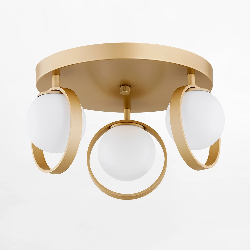 SATURNIA posiada 3 żarówek LED typu G9 o mocy maksymalnej 6W.