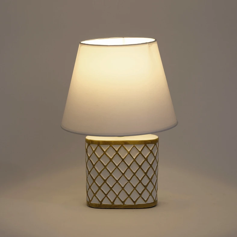 Lampa stołowa z abażurem 35 cm MIX