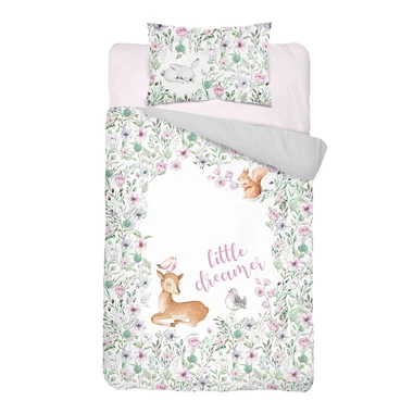 Bambusové obliečky do postieľky SRNKA 100x135 cm