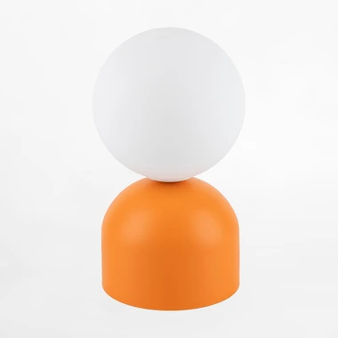 Stolná lampa s oranžovým podstavcom MIKI