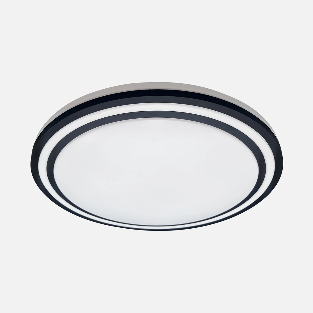 Obudowa RATI na bazie okręgu posiada czarne wykończenie, które podkreśli nowoczesny styl wnętrza.