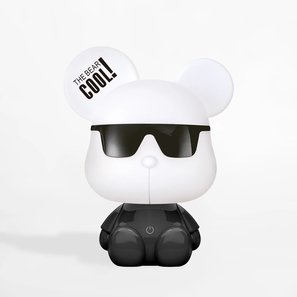 Lampa nocna daje delikatne białe światło o temperaturze barwowej 4000K i strumieniu świetlnym 93 lumenów.