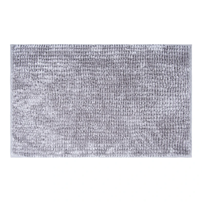 Kúpeľňový koberček CHENILLE, svetlosivý 40x60 cm