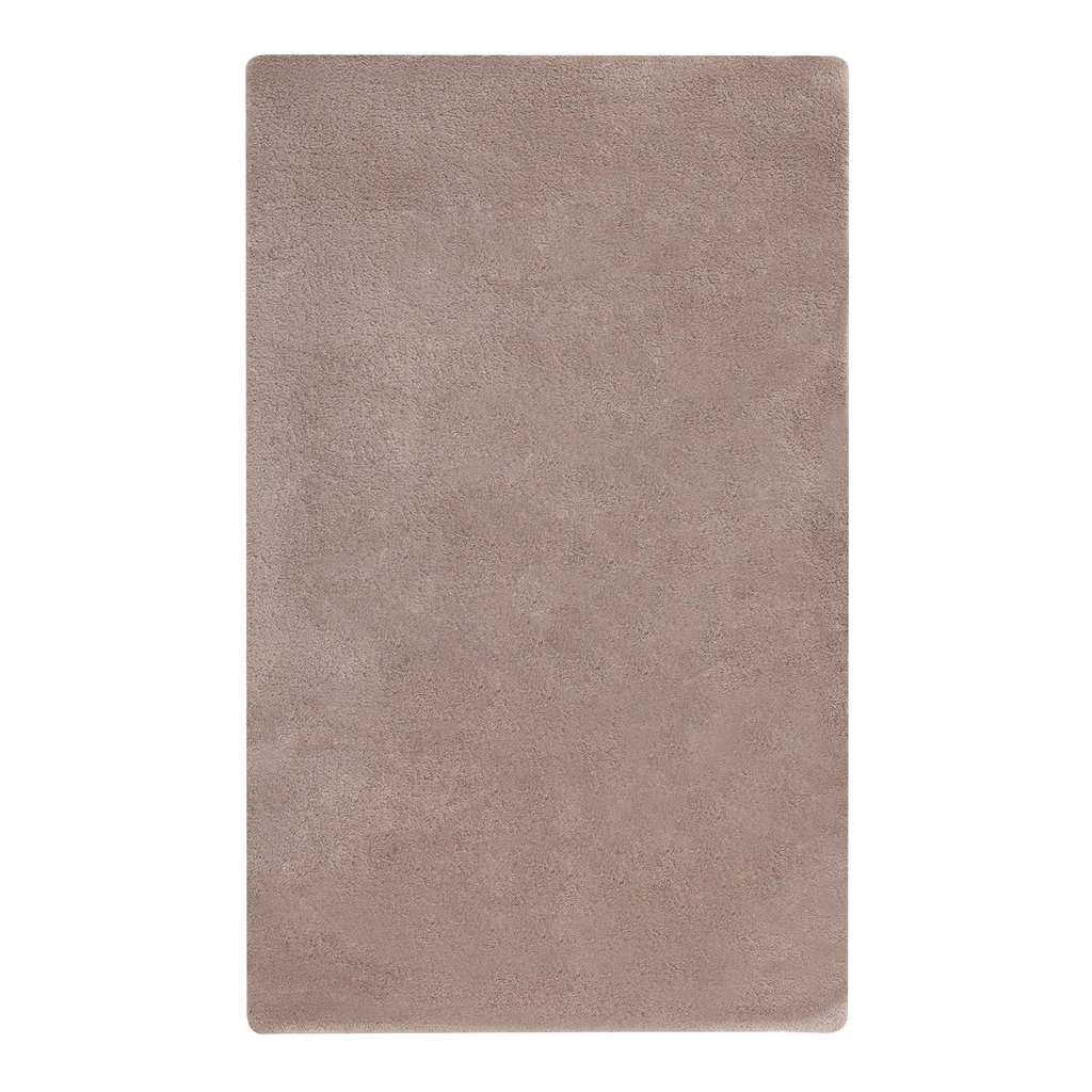 Koberec béžový kožušinka SITE 80 x 150 cm