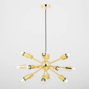 Loftové závesné svietidlo MANDI zlaté 51 cm