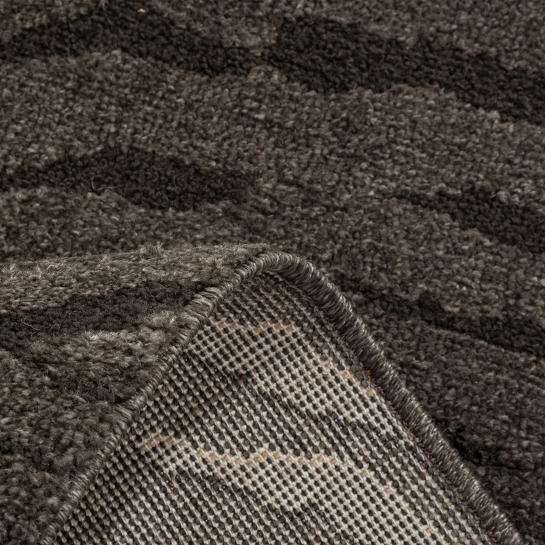 Moderný koberec čierny DEUS 80x150 cm