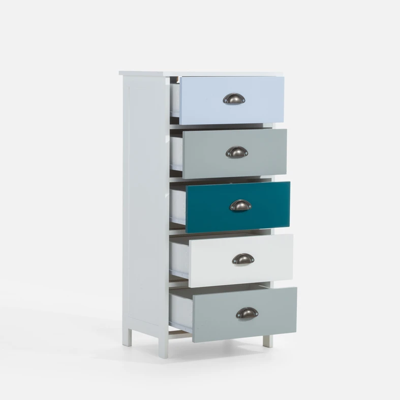 Skrinka FORNOTI s 5 zásuvkami