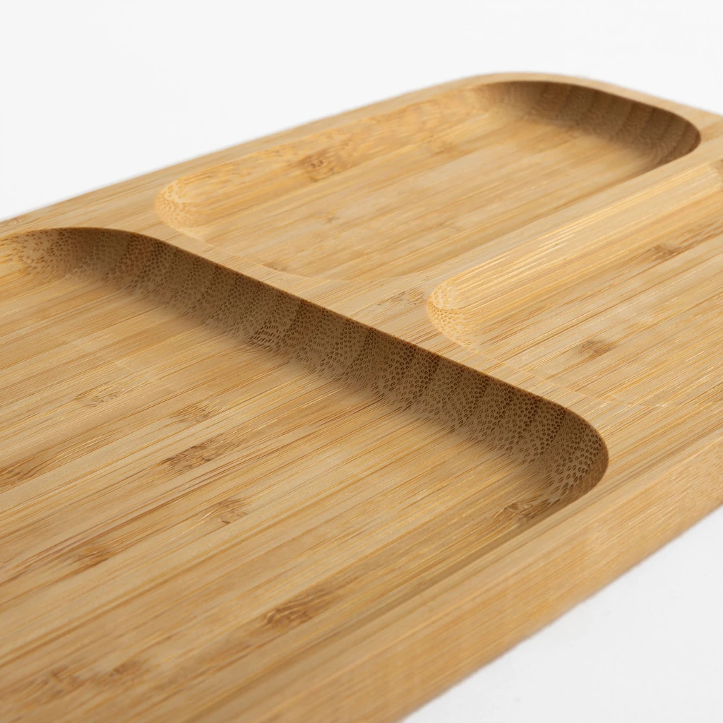Bambusový servírovací tanier 39x16 cm