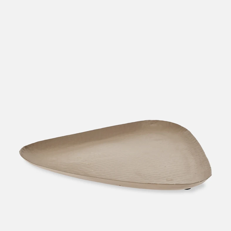 Taca do serwowania o kolorze taupe