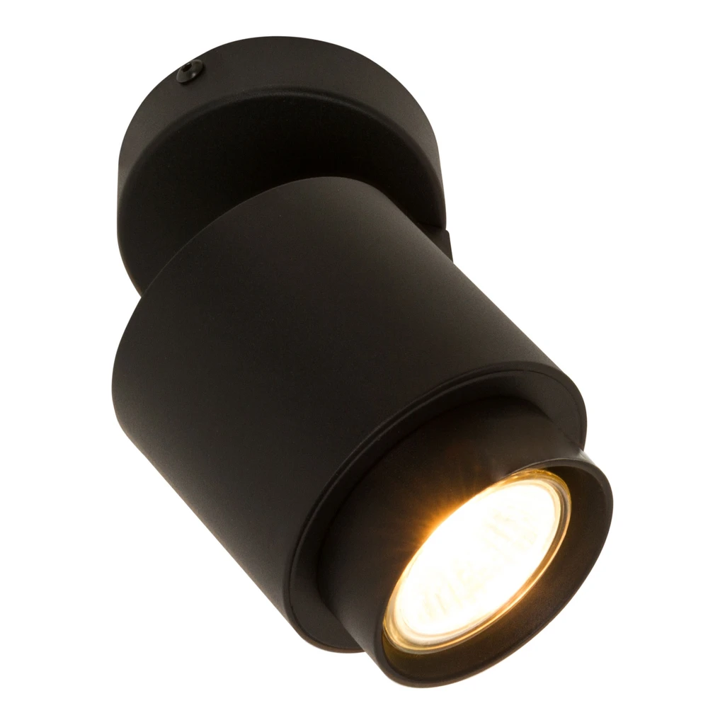 Závesné bodové svietidlo čierne SCOPY1