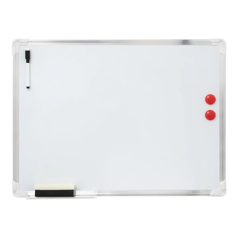 Tabuľa na suché mazanie s príslušenstvom 60x45 cm