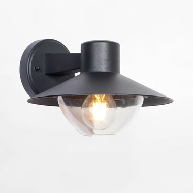 Vonkajšie nástenné svietidlo IP44 čierne ECLIPSE