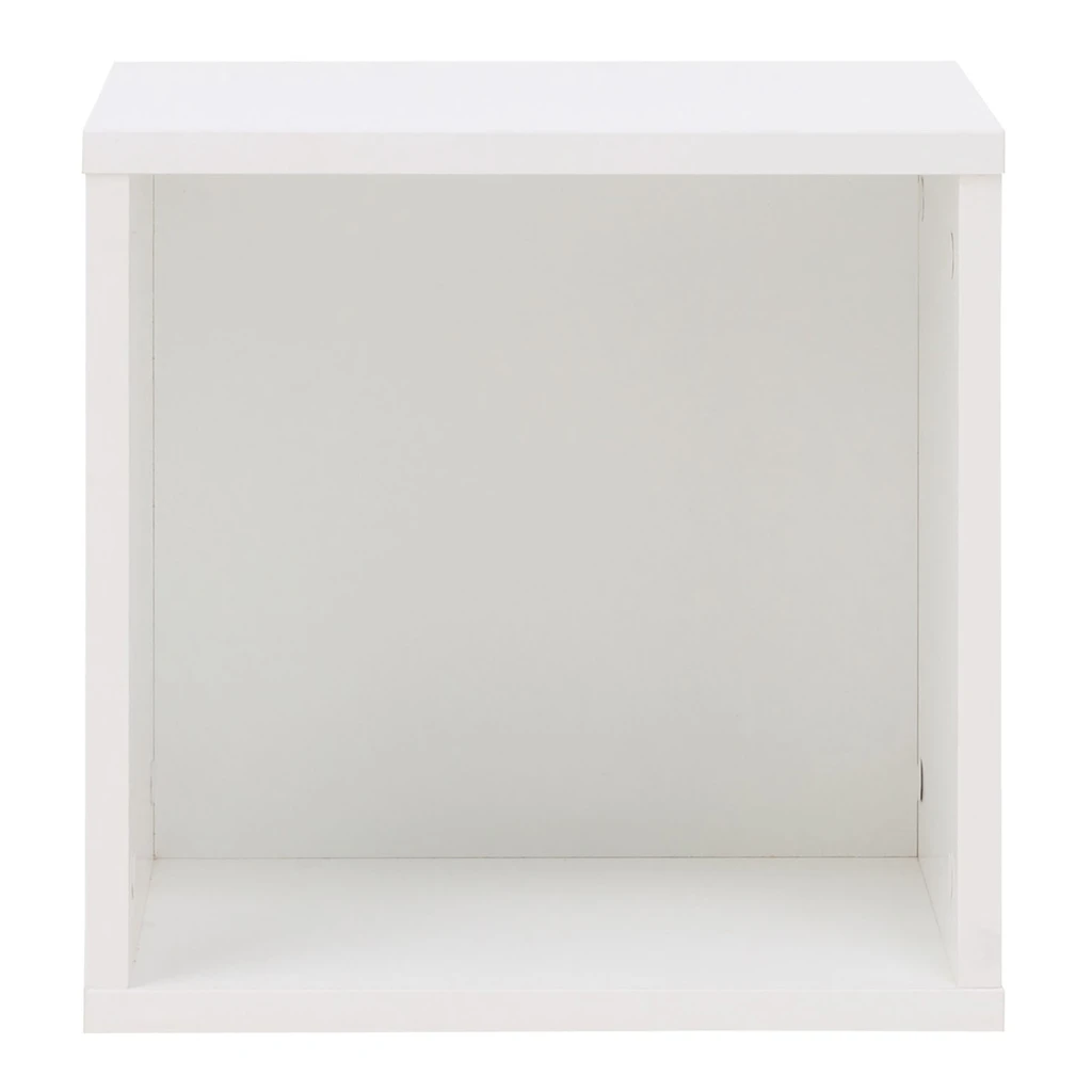 Závesná polica štvorcová biela MODERN