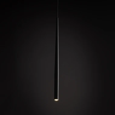 Závesné svietidlo v čiernej farbe PIANO BLACK I