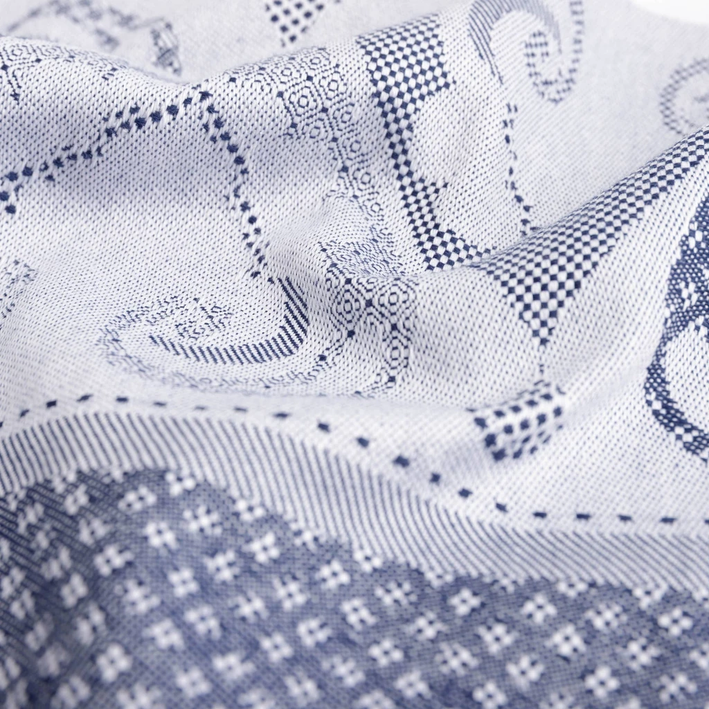 Ścierka kuchenna biało-granatowa