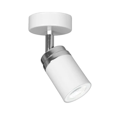 Nástenné svietidlo bielo-strieborné RENO