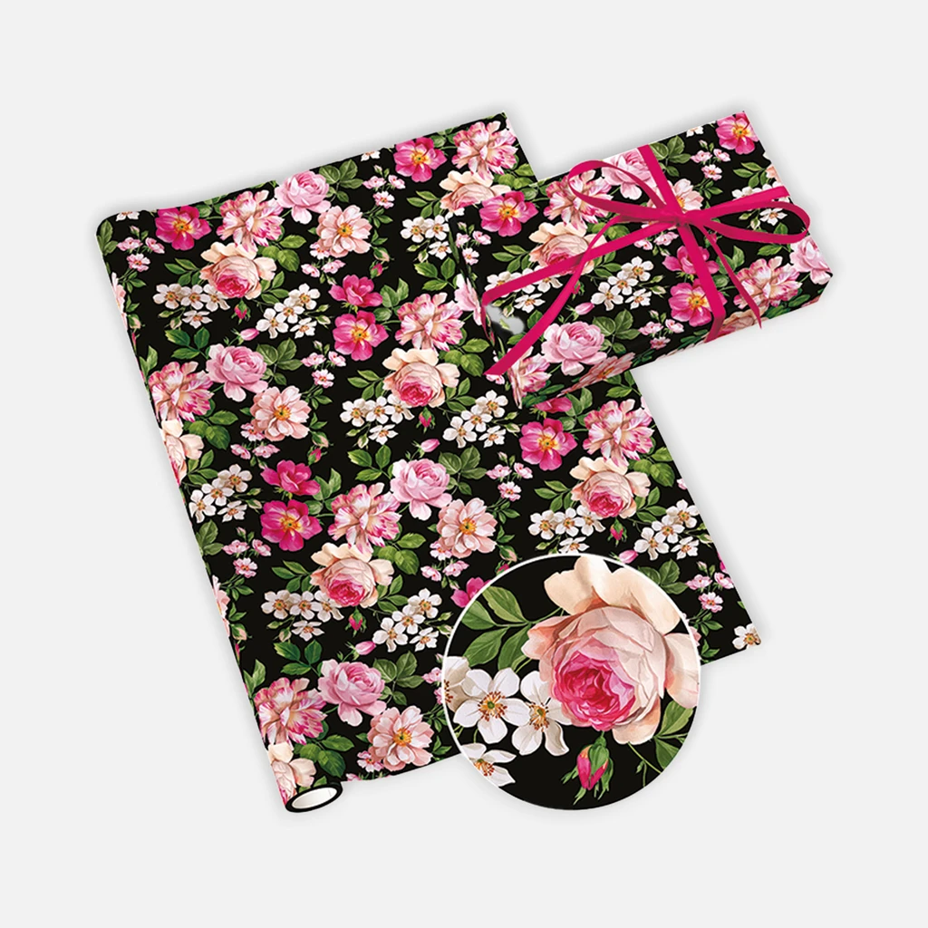 Kolorowy i wzorzysty papier prezentowy