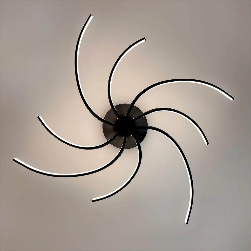 Stropné svietidlo LED DIOGO čierne