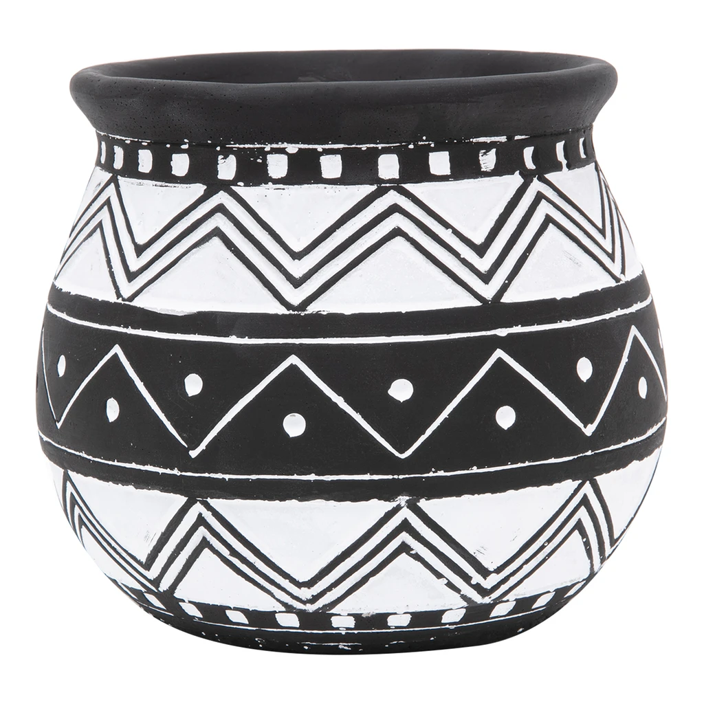 Ozdobný cementový obal 14 cm