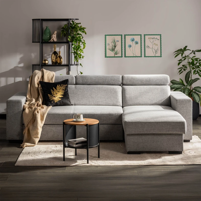 Botanický obraz vetvičky kôpru, béžovo-zelená 30x40 cm