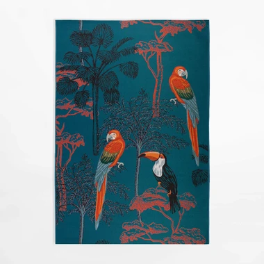 Koberec s papagájmi JUNGLE, 120x170 cm